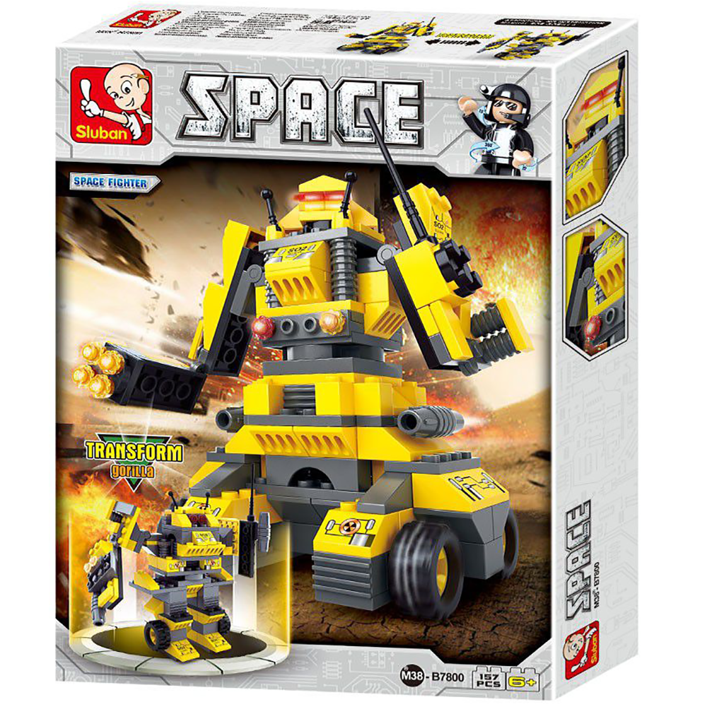 Space Fighter - Tiger Building Brick Kit (157 Pcs)
