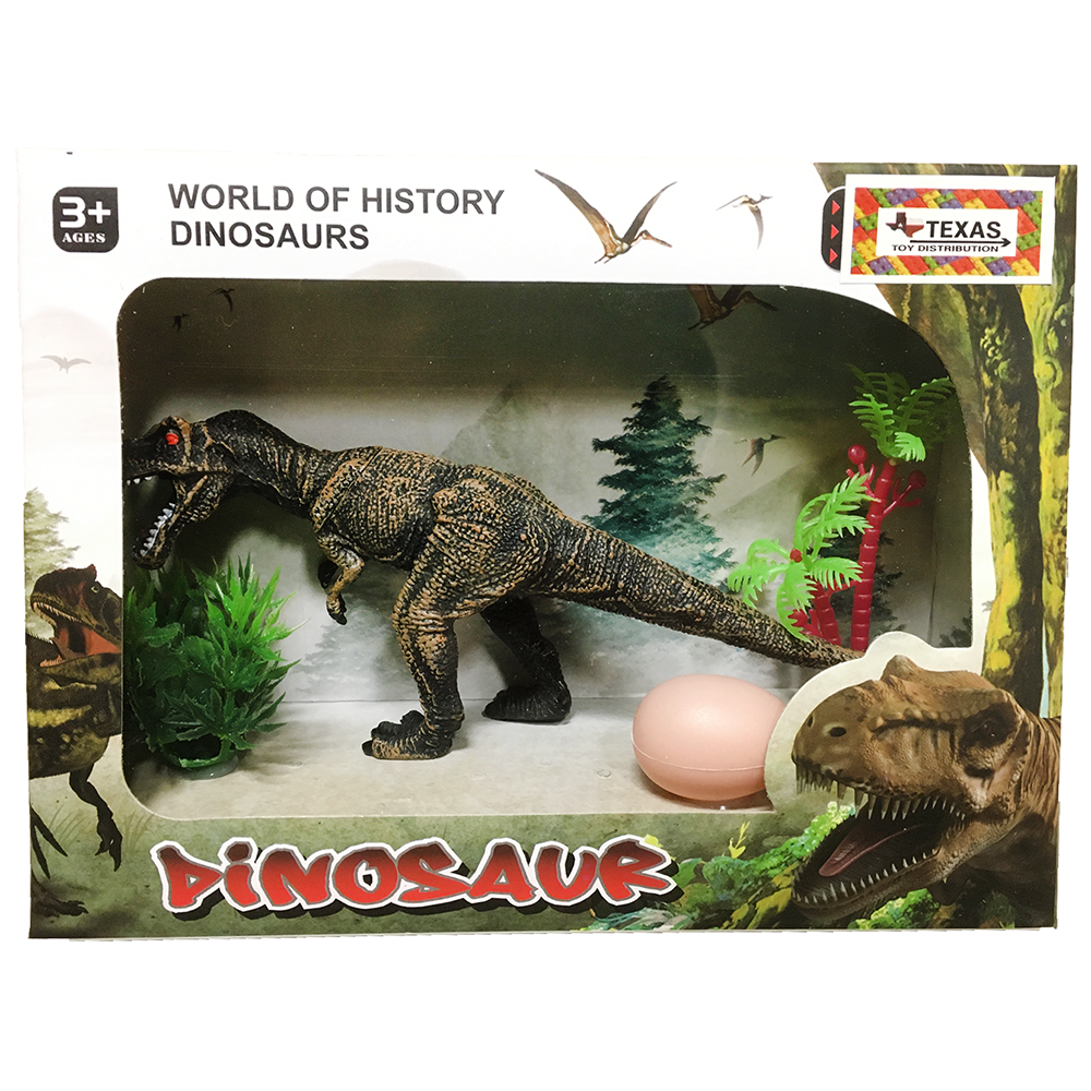 Tyrannosaurus Rex Plastic Model in Window Box