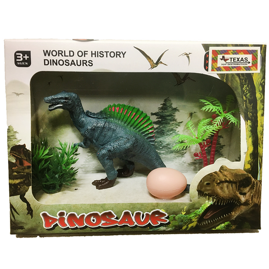 Spinosaurus Plastic Model in Window Box