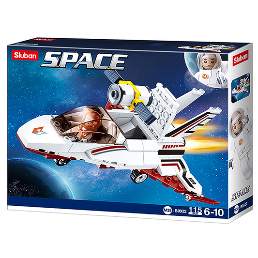 Space Shuttle Planet Hopper Building Brick Kit (115 pcs)