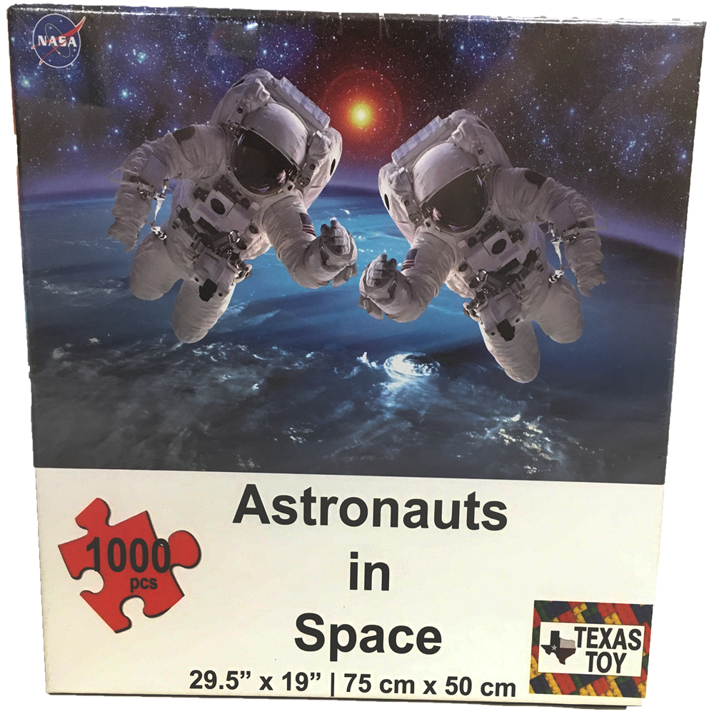 Astronauts in Space Cardboard Puzzle (1000 pieces)