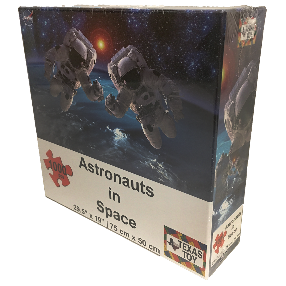 Astronauts in Space Cardboard Puzzle (1000 pieces)