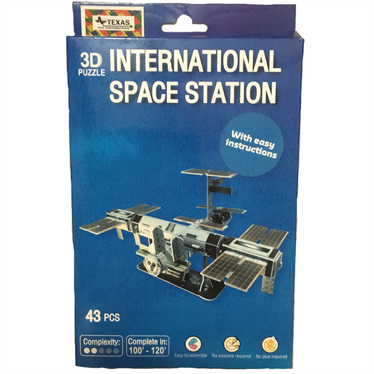 International Space Station 3D NASA Space Puzzle (44pcs)