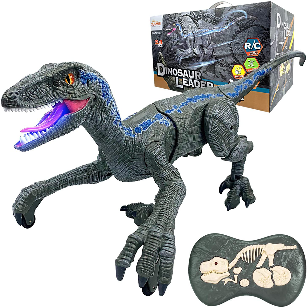 Remote Control RC Velociraptor Dinosaur Toy