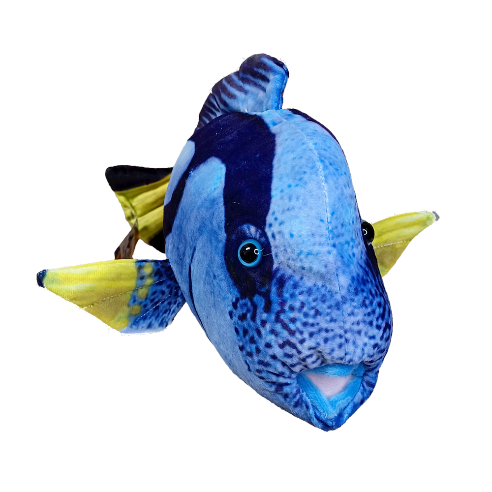 Blue Tang Aquatic Fish Plush Stuffed Animal 16.5 Blue Tang Aquatic Fish Plush Stuffed Animal 16.5