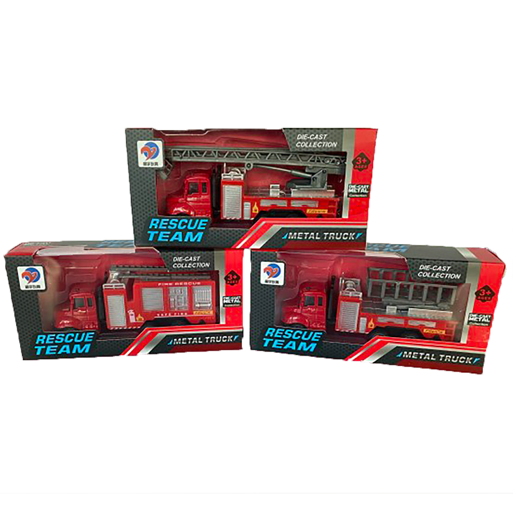 Die-Cast Fire Vehicles in Collector's Box, 3 Styles