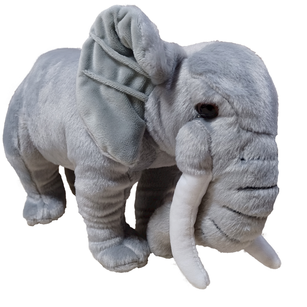 Elephant 13.75" Zoo Plush Stuffed Animal