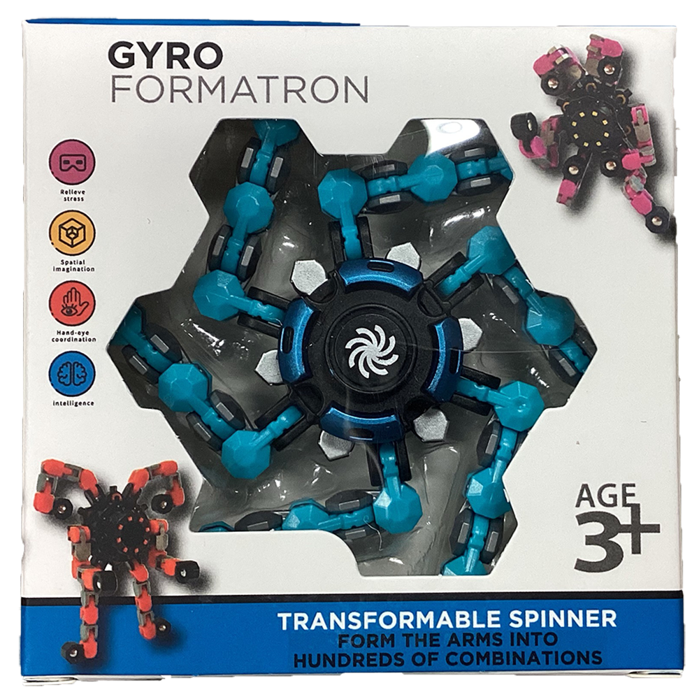 Gyro Formatron Fidget Spinners with Adjustable Arms