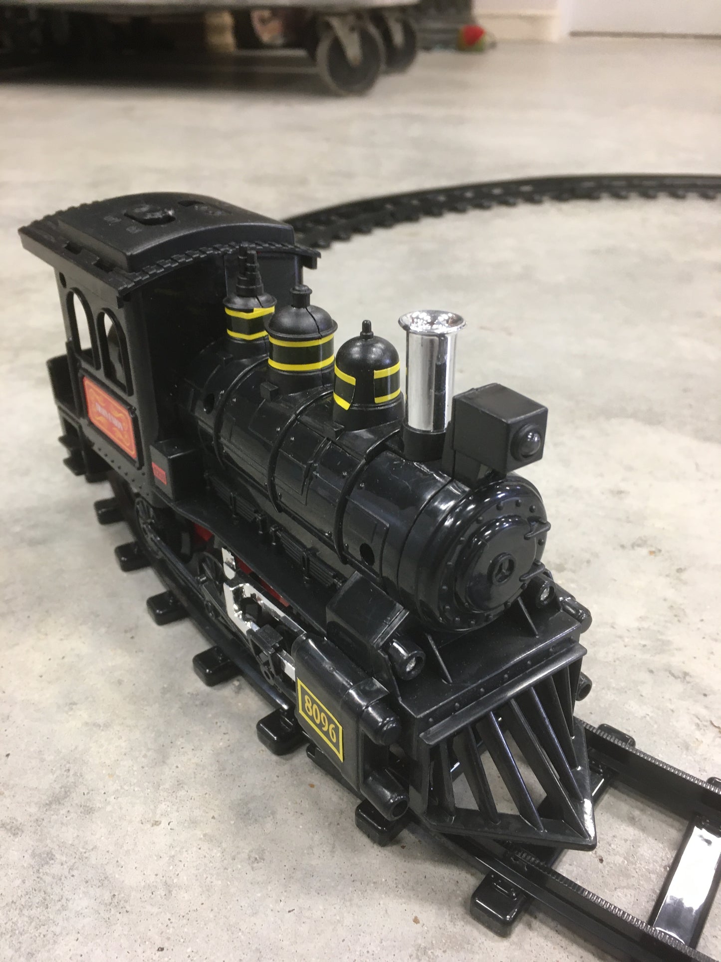 Stevenson Locomotive Train Engine with Track Pieces