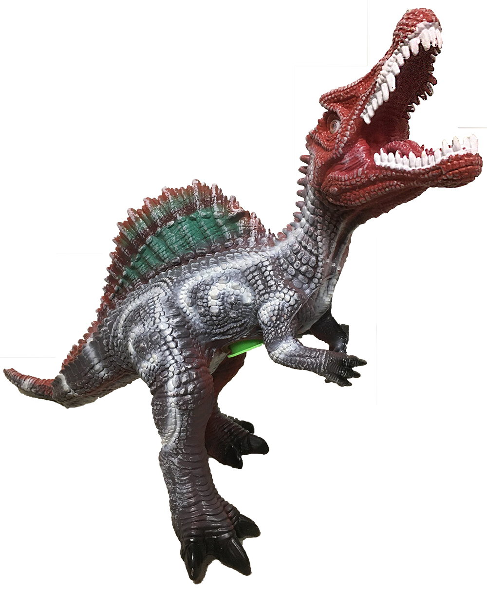 Spinosaurus 19" Vinyl Dinosaur Figurine with Sound Effects