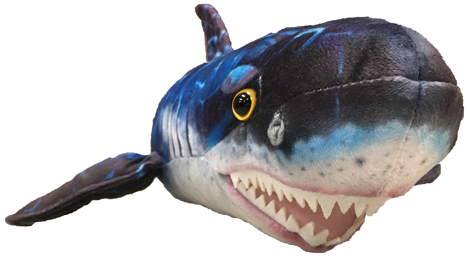 Blue shark plush hotsell