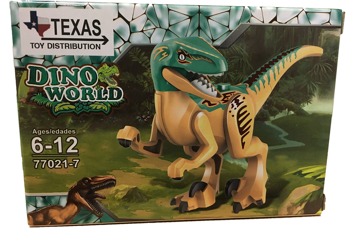 Dinosaur Brick Display Set