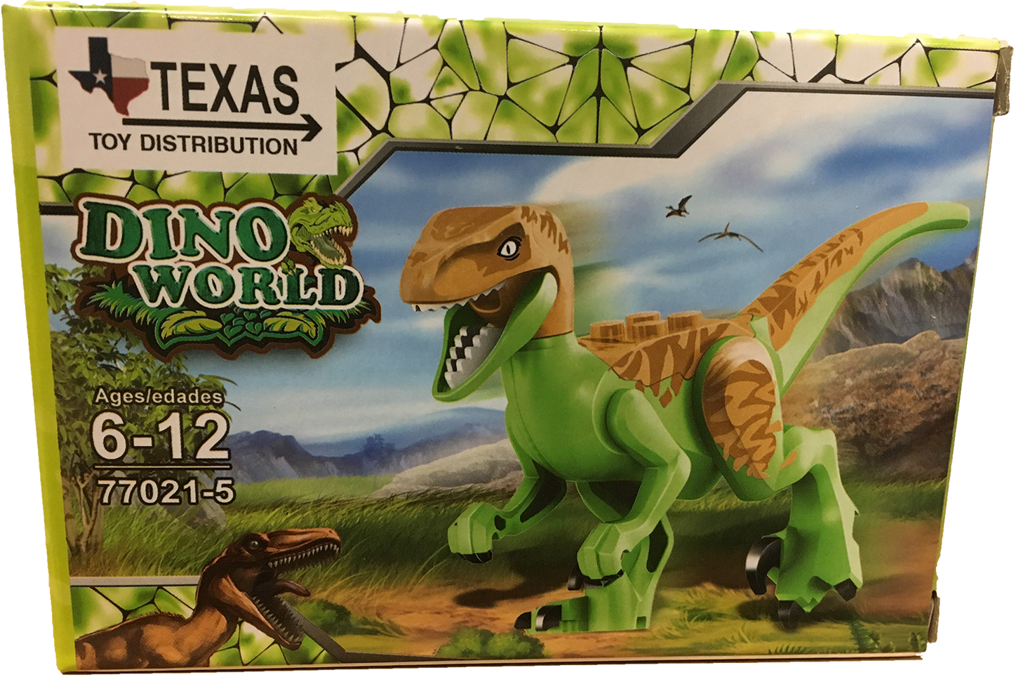 Dinosaur Brick Display Set