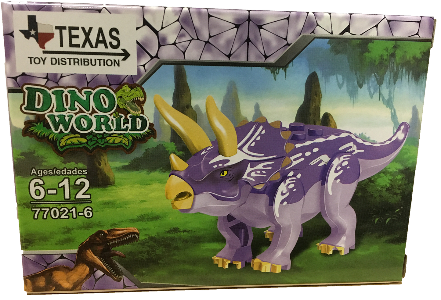 Dinosaur Brick Display Set