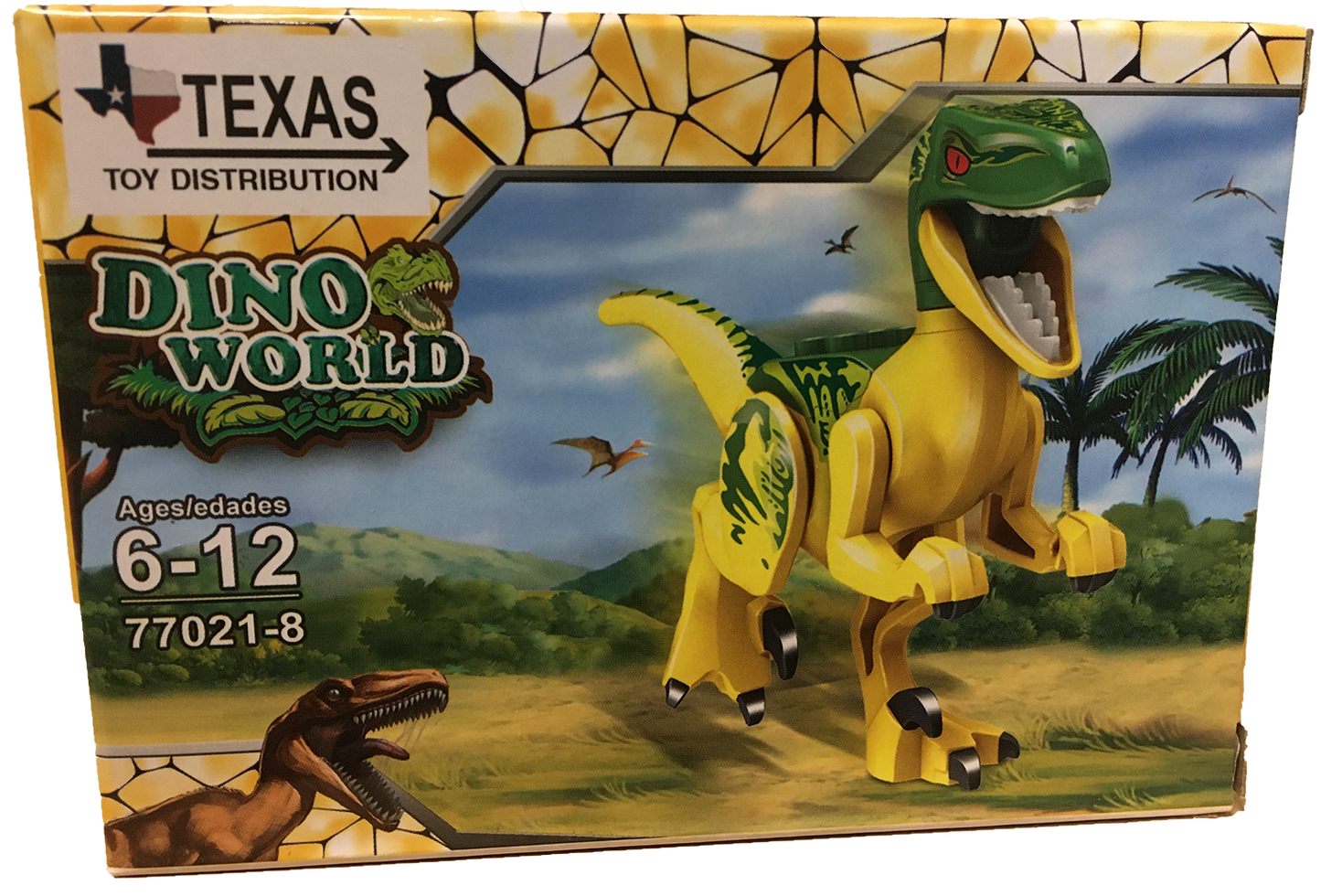 Dinosaur Brick Display Set