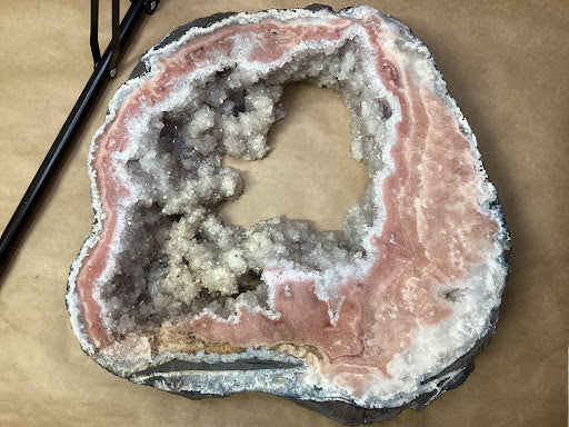 Collector's Rose Amethyst Geode - DinosOnly.com