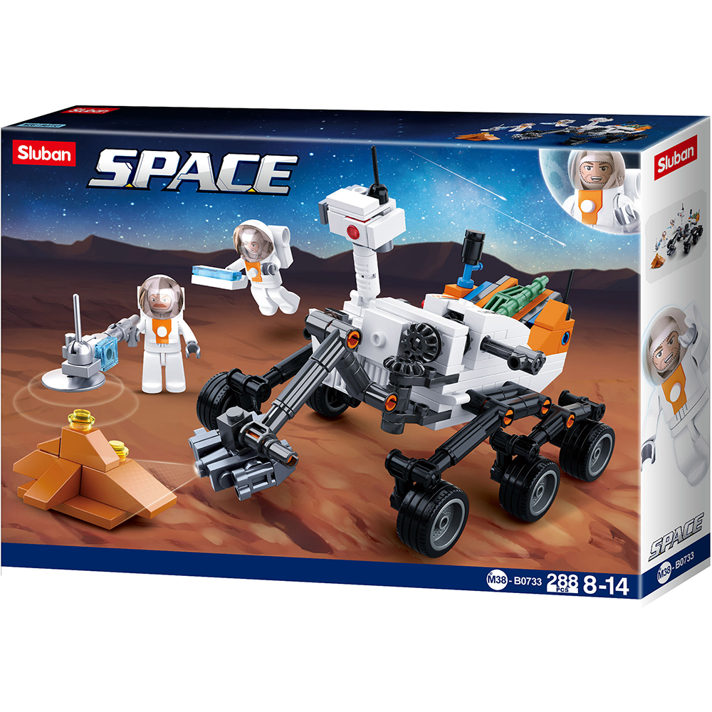 Curiosity Mars Rover Space Building Brick Kit (288 pcs)