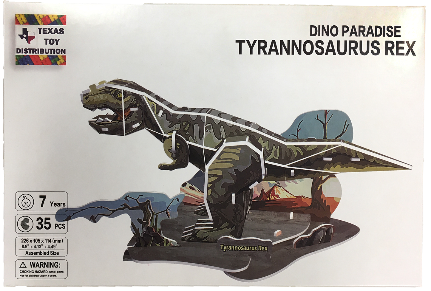 Dinosaur 3D Puzzles EPS Foam Puzzle Sets, Six Types