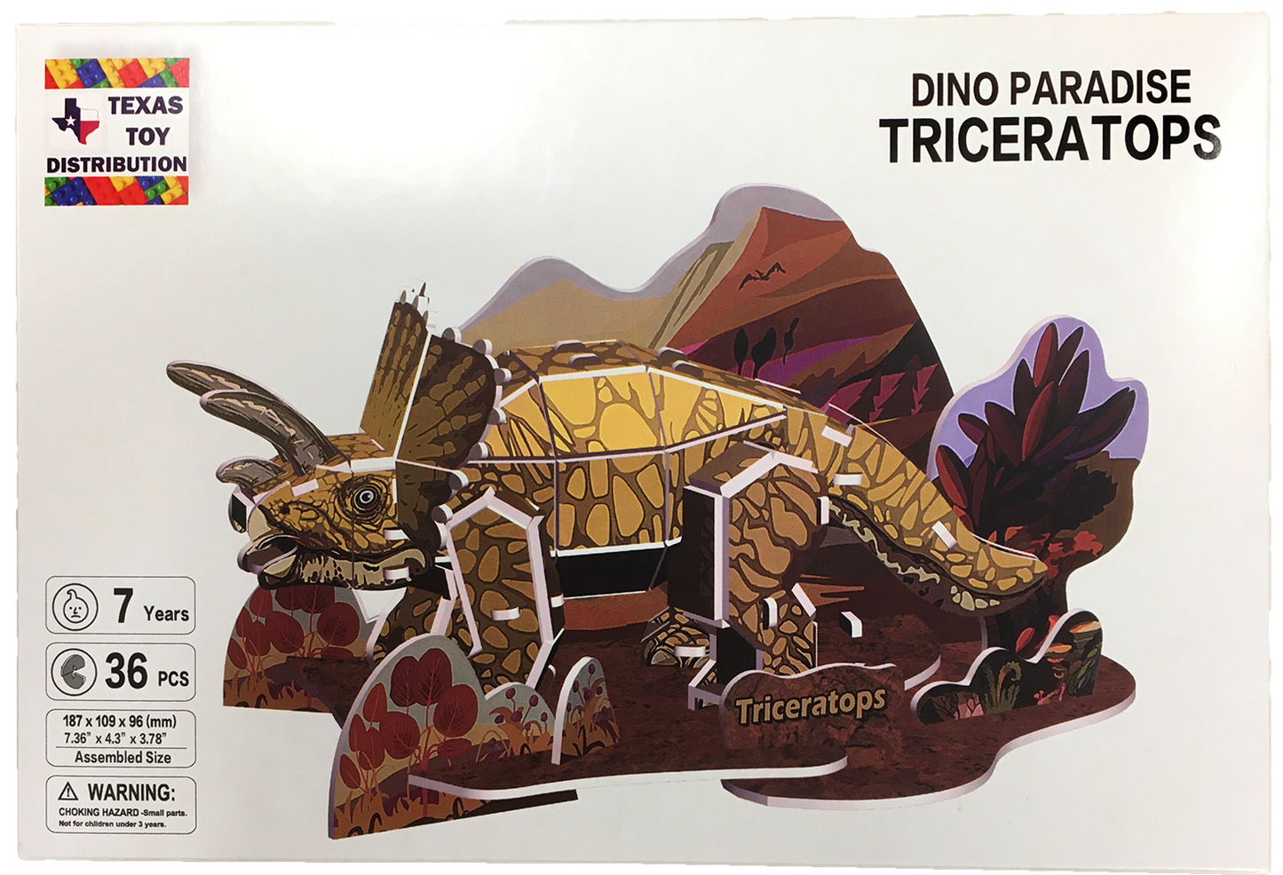 Dinosaur 3D Puzzles EPS Foam Puzzle Sets, Six Types