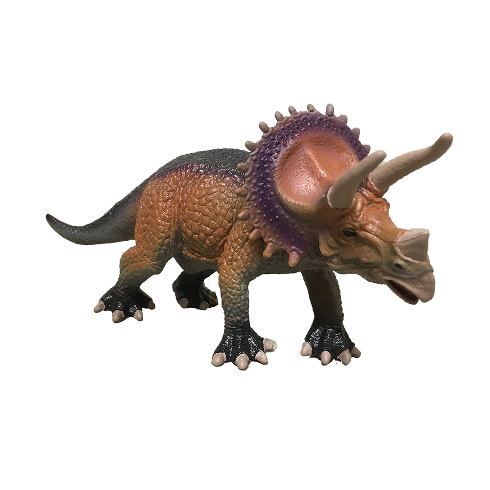 Triceratops 6" Painted Resin Dinosaur Model Figure